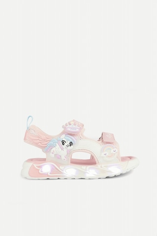 Vicco Alra Işıklı Kız Bebek Pudra Sandalet