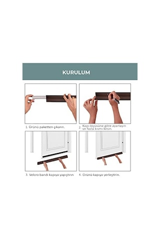 Kapı Altı Rüzgar Önleyici Isı Yalıtım Süngeri Eşik Altlığı Rüzgarlık Stoper Toz Soğuk Sünger Tek Tarafl Standart