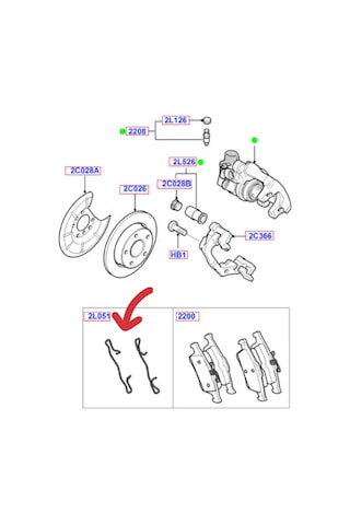 Zekkert Focus 2,3 Mazda 3 Volvo S40 Arka Fren Balataları Yayı 241446187