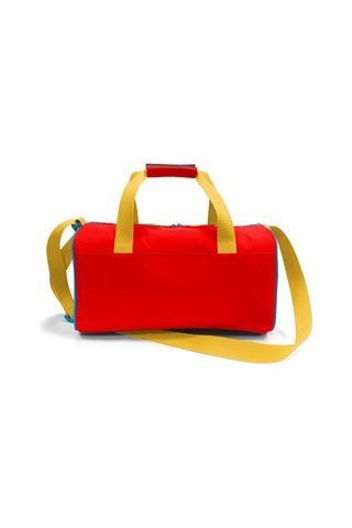 Coral High Renkli Blok Desenli Spor Çantası 27522 Kırmızı