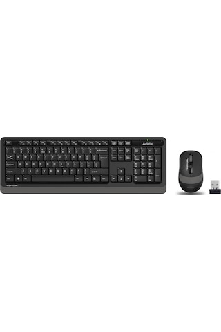 A4 Tech Fg1010, Gri, Fstyler, 2.4ghz Kablosuz, Türkçe Q, Klavye Mouse Set