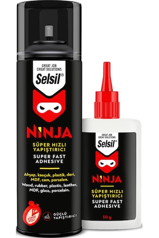 Selsil Ninja Süper Hızlı Yapıştırıcı Selsil Ninja Süper Hızlı Yapıştırıcı
