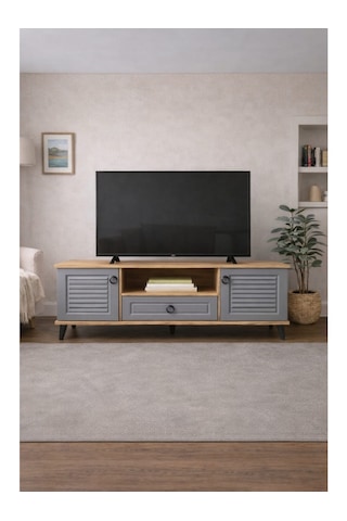Antrasit Tv Ünitesi Tv Sehpası 140 Cm