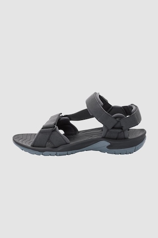 Jack Wolfskin Lakewood Ride Erkek Outdoor Sandalet Ebony Çok Renkli