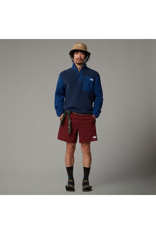 The North Face Yumiori 1/4 Zipped Erkek Mavi Polar Üst Nf0a883s8ze1 Mavi