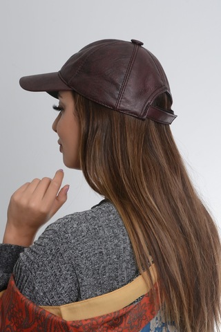 Haqa Store 13580 Kahve Rengi Deri Kep Kahverengi
