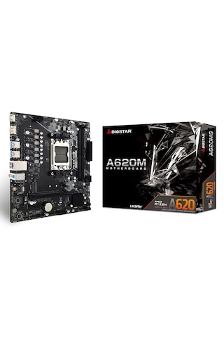Biostar A620MS AMD 620 6000 MHz DDR5 Am5 Micro Atx Anakart