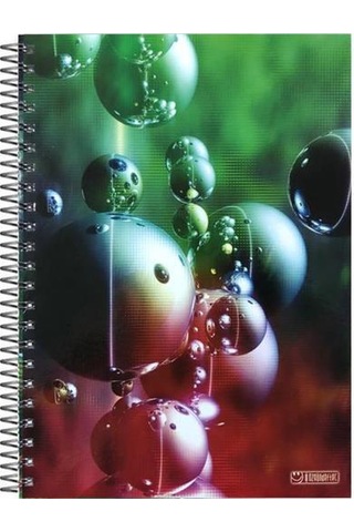 Özgün A4 Spiralli Sert Kapak Defter 160 Yaprak Çizgili 4 Renk Bölmeli