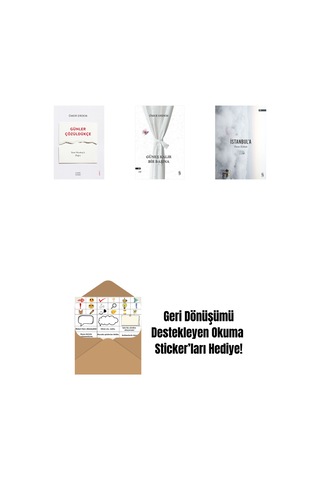 Günler Çözüldükçe + Güneş Kalır Bir Başına + İstanbul'a + Okuma Sticker'ları