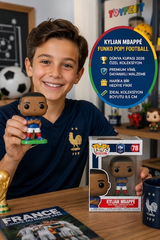 Funko Pop Football France National Team - Kylian Mbappe -fransız Futbolcu Koleksiyon Vinil Figür 78