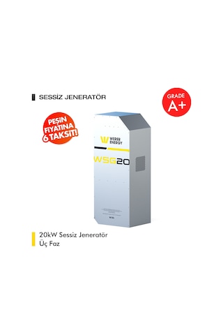 Werer Energy 20kW LiFePO4 Lityum Demir Fosfat Tri Faz Sessiz Jeneratör