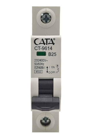 Cata 1x25 Amper W Otomat Monofaze Sigorta Ct-9614