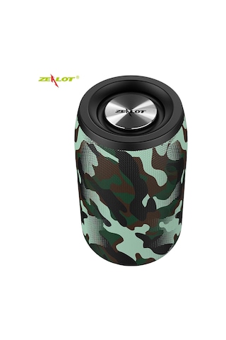 Ranyeek Zealot S32 Taşınabilir Bluetooth Hoparlör: Yağmurlu Kamuflaj, Tf Kart, Usb, Aux Girişi İle Çok Yönlü Ses Deneyimi