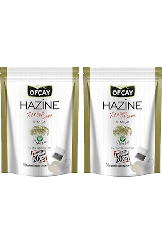 Ofçay Hazine Zengindem Demlik Poşet Çay 30 Adet x 30 G x 4 Adet
