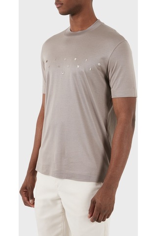 Emporio Armani Erkek T Shirt 3d1ta2 1juvz 06h3 Kahve Kahverengi