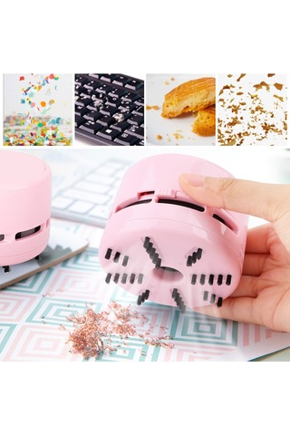 Singree Tenwın Taşınabilir Mini Elektrikli Süpürge - Masa, Araç Ve Ev Kullanımı İçin Tw8050 Pembe Model