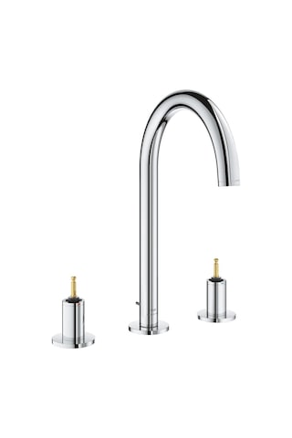 Grohe Atrio Private Collection 3 Delikli Lavabo Bataryası , 1/2" L-Boyut - 20593000 Gümüş