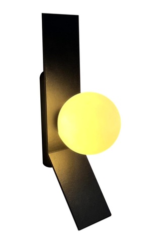 Siyah Boyalı Aplik Plc-1241-ap-1bsy Siyah