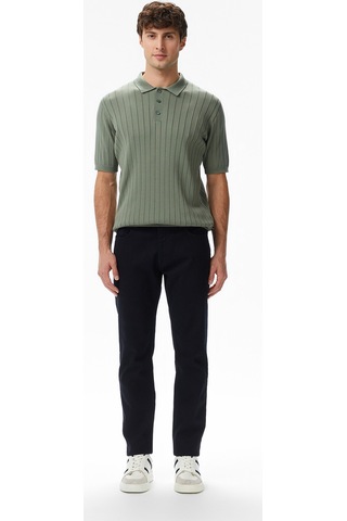 Nautica Erkek Mavi Classic Fit Kazak Düz S57307t Mavi