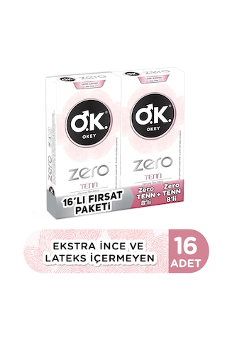 Okey Zero Tenn Prezervatif 2 x 8'li