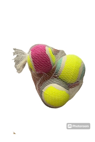 Pati Desenli 4'lü Tenis Topu Köpek Oyuncağı
