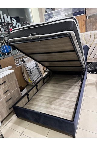 Bir Buçuk Kişilik Baza Başlık Yatak 120 x 200
