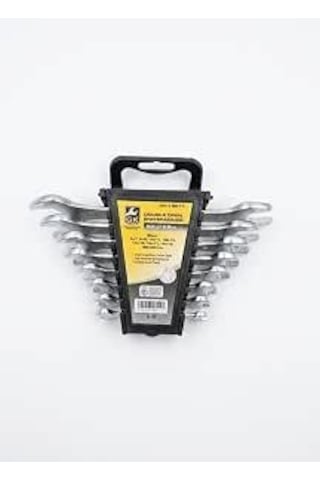 Proalet Gk Tools 1. Kalite Krom Vanadyum Açık Ağız Anahtar Takımı 8 Parça 6-22 Mm , İki Ağızlı Paslanmaz El Aletleri Seti, Özel Taşıma Standlı İki Yönlü Somun Sıkma Ve Sökme Seti