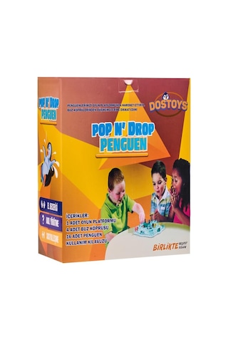 Dostoys Pop N Drop Penguen Kutu Oyunu