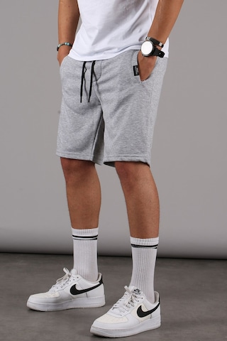 Madmext Boyalı Gri- Siyah-lacivert Regular Fit 3'lü Şort Seti 5790 Boyalı Gri/siyah/lacivert