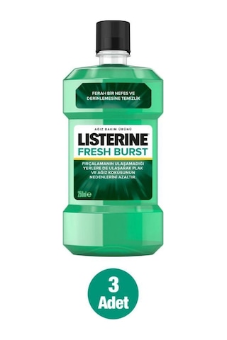 Listerine Fresh Burst 250 ML x3
