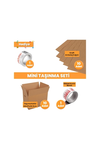 Mini Taşınma Seti -koli-eşya Taşıma - Taşıma Kolisi
