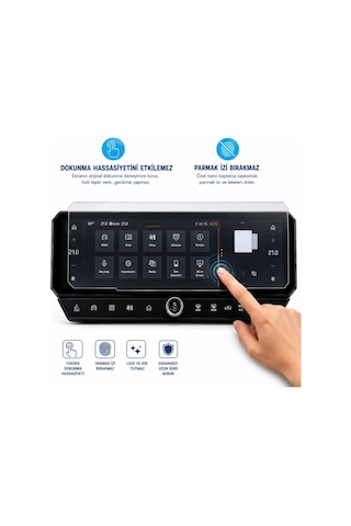 Jeep Compass Mat Ekran Koruyucu 16 İnç Multimedya Nano