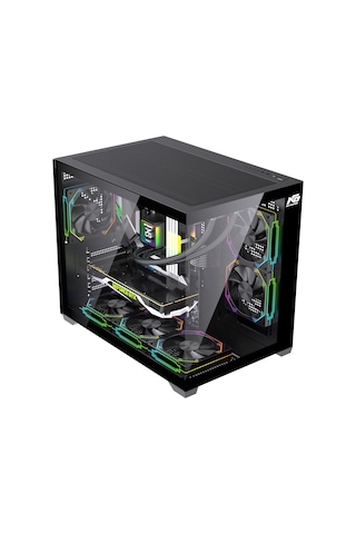 Orion Cube Xl 6x Argb Fan Kumanda Ve Kontrolcü M-atx Boş Bilgisayar Kasası Siyah