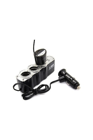 3 Port + 1 Usb Oto Araç Çakmaklık Çoğaltıcı Çoklayıcı Hub