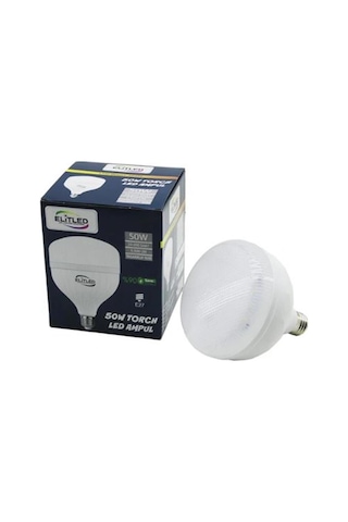 Elitled 50w Beyaz Torch Ampul