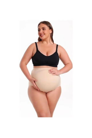 Fit Women Kadın Hamile Yüksek Bel Slip Külot 1020 Ten