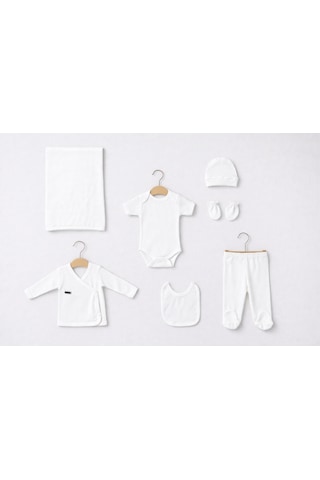 Baby Corner Ribana 7 Li Yenidoğan Hastane Çıkışı Seti Ekru