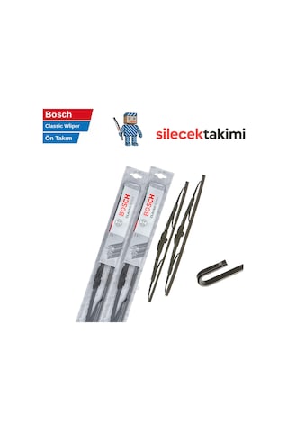 Dacia Duster 2013 Silecek Takımı Ön Bosch Classic Wiper Telli