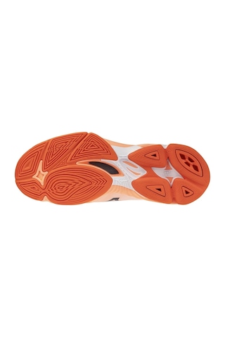 Mizuno Wave Lightning Pro Unisex Voleybol Ayakkabısı Beyaz / Turuncu Çok Renkli