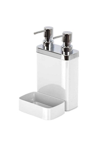 Sünger Hazneli Mutfak Sıvı Sabunluk 300 Ml Ve Bulaşık Deterjanlık 500 Ml -9013704854955