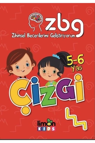 Çizgi 5-6 Yaş-Zihinsel Becerilerimi Geliştiriyorum- Limonkids