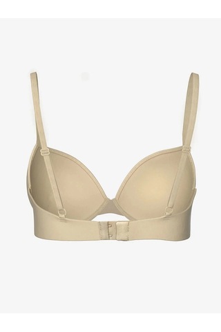 Scm Lingerie Scm Lıngerıe Ten Rengi Balenli Dolgusuz Düz Tişört Sütyen Beyaz