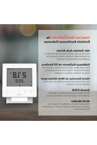 Kablosuz Oda Termostatı, Kombi Kontrolü İçin Akıllı Sistem