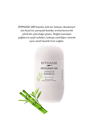 Byphasse Bamboo Extract 48H Kadın Roll-On Deodorant 50 ML