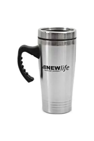 Paslanmaz Çelik Seyahat Termosu Kupası -mercampoutdoor Gri