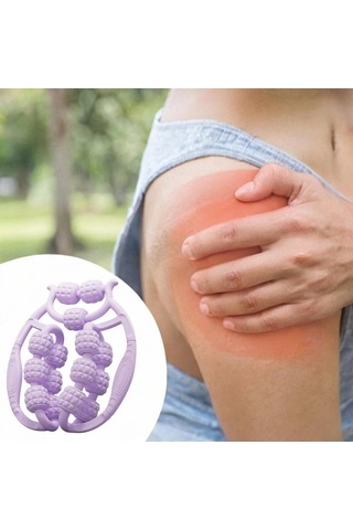 Pazly Uyluk Silindir Mor Masaj Aleti 360 Derece Bacak Egzersiz Homyl Vl Mor