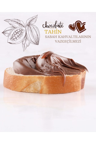 Naturel Çikolatalı Çiğ Susam Tahini 550 X 2 Adet