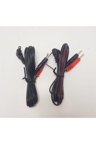 2 Uçlu Tens Cihazı Kablosu 1 Çift Yedek Kablo