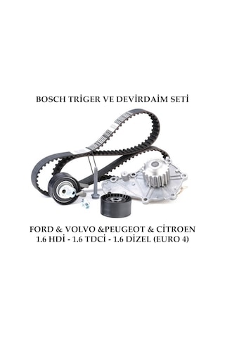 Peugeot 407 1.6 Hdi Bosch Triger Seti ve Devirdaim Su Pompası