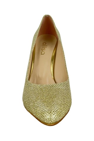 Matzeliger Mzg1176 Altın Kadın İnce Topuklu Stiletto